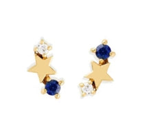 Load image into Gallery viewer, Stella earrings in navy
